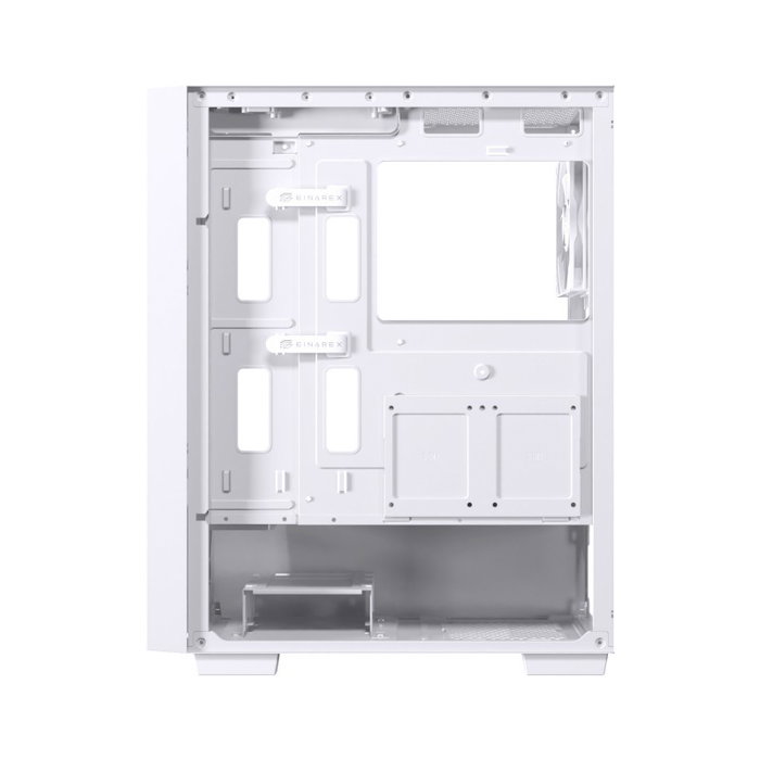 Einarex P100 Core Boîtier PC Gaming Midi Tower Blanc, ATX, Vitre Trempée, USB 3.2 Einarex P100 Core Boîtier PC Gaming Midi Tower Blanc, ATX, Vitre Trempée, USB 3.2