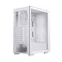 Einarex P100 Core Boîtier PC Gaming Midi Tower Blanc, ATX, Vitre Trempée, USB 3.2