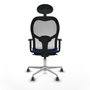 Piqueras y Crespo Chaise de Bureau Jorquera 1D086G1 Bleu