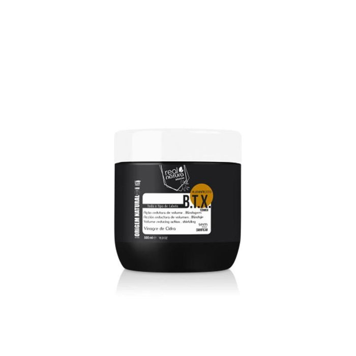 Real Natura Crème de Lissage et Alignement B.T.X. 500 ml - Sans sel, à l'huile d'argan et kératine - Pour cheveux lisses, doux et volumineux Real Natura Crème de Lissage et Alignement B.T.X. 500 ml - Sans sel, à l'huile d'argan et kératine - Pour cheveux lisses, doux et volumineux