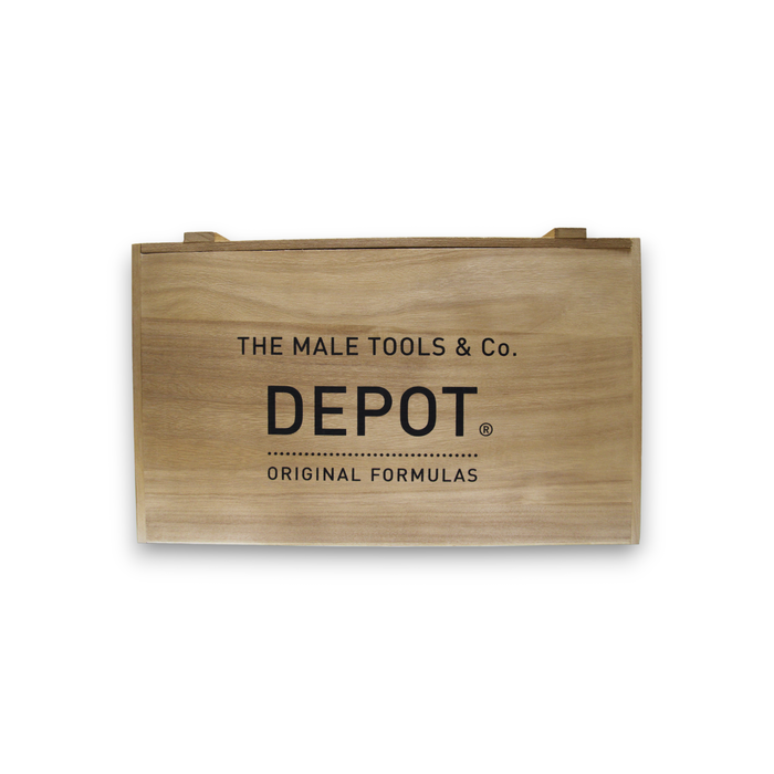 Depot Boîte en bois vide marron clair 47 X 36 X 29 cm Depot Boîte en bois vide marron clair 47 X 36 X 29 cm