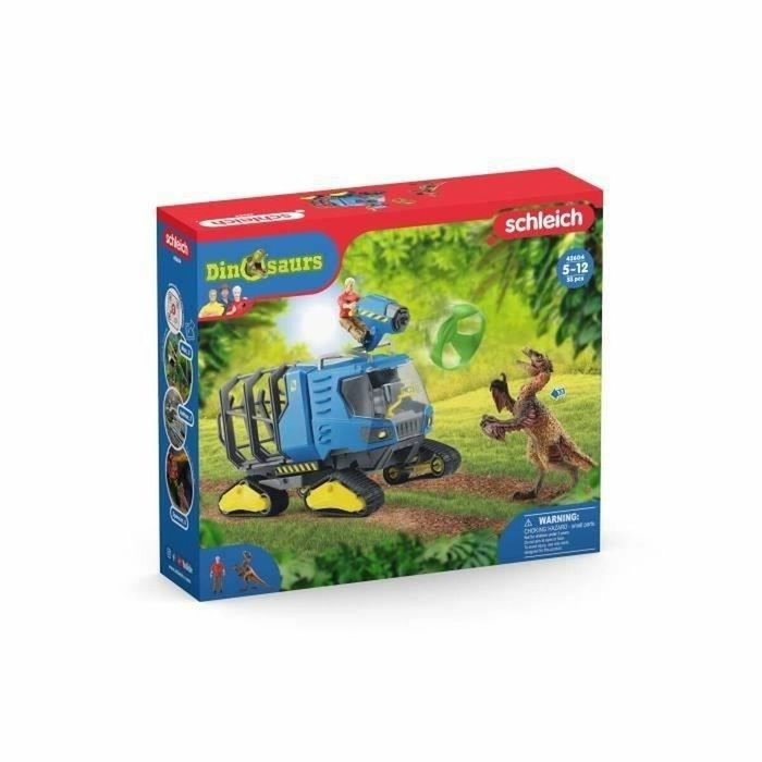 Schleich Véhicule de piste Dinosaurs 42604 avec Dakotaraptor