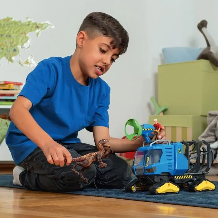 Schleich Véhicule de piste Dinosaurs 42604 avec Dakotaraptor