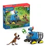 Schleich Véhicule de piste Dinosaurs 42604 avec Dakotaraptor