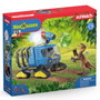 Schleich Véhicule de piste Dinosaurs 42604 avec Dakotaraptor