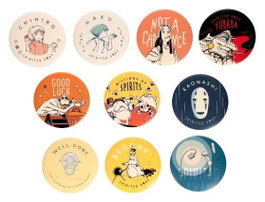 Movic Le Voyage de Chihiro assortiment boîte mystère badges Chihiro Anniversary 6 cm (10)