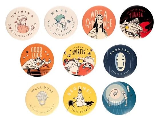 Movic Le Voyage de Chihiro assortiment boîte mystère badges Chihiro Anniversary 6 cm (10) Movic Le Voyage de Chihiro assortiment boîte mystère badges Chihiro Anniversary 6 cm (10)