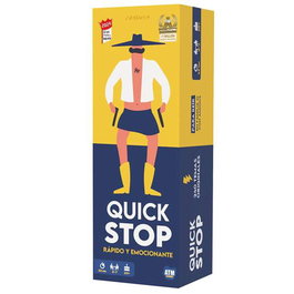 Asmodee Juego Quick Stop - Jeu de société rapide et passionnant en espagnol - Âge recommandé : 10 ans et plus