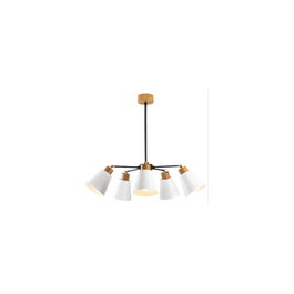 Lámpara Colgante Manavgat Blanc 5 x E 27