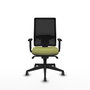 PIQUERAS Y CRESPO Chaise de bureau Horna, mécanisme synchrone, vert olive