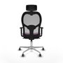 Piqueras y Crespo Chaise de Bureau avec Appui-tête 1D086G2 Violet