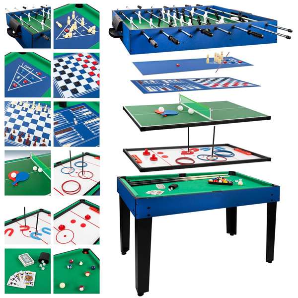 Color Baby - Table de jeux 12 en 1 en bois - Dimensions 107x61 cm - Jeux en espagnol Color Baby - Table de jeux 12 en 1 en bois - Dimensions 107x61 cm - Jeux en espagnol