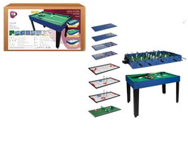 Color Baby - Table de jeux 12 en 1 en bois - Dimensions 107x61 cm - Jeux en espagnol