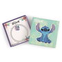 PEERS HARDY Bracelet Expansible Argenté - Collier Pendentif Disney avec Stitch et Angel en Étreinte
