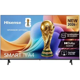 Hisense 40A4S - Téléviseur LED Smart TV Vidaa 40" (100 cm) Full HD 1920x1080 avec WiFi et 2xHDMI