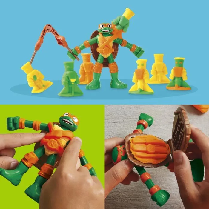 Play-Doh Coffret Tortues Ninja - Four lance-pizza avec figurine Michelangelo et accessoires en pâte à modeler pour enfants à partir de 4 ans Play-Doh Coffret Tortues Ninja - Four lance-pizza avec figurine Michelangelo et accessoires en pâte à modeler pour enfants à partir de 4 ans