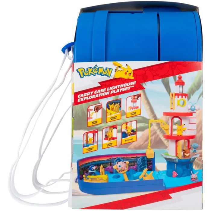 Pokemon Coffret de jeu Exploration du phare avec Pikachu et sac de transport