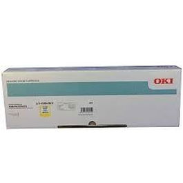 OKI Toner 45862819 Jaune pour Imprimante ES 8453dn - Cartouche d'Encre Toner