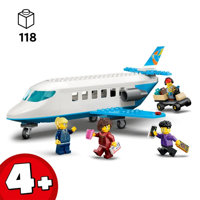 Lego City 60492 Avion de Tourisme - Jeu de Construction Éducatif pour Enfants dès 4 Ans - Cadeau Fille ou Garçon Lego City 60492 Avion de Tourisme - Jeu de Construction Éducatif pour Enfants dès 4 Ans - Cadeau Fille ou Garçon