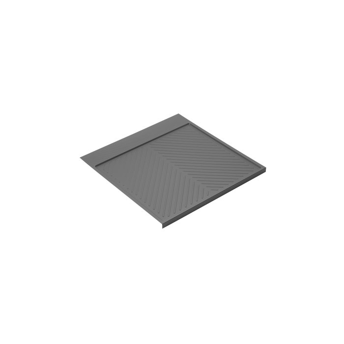 Emuca Protecteurs fond pour la cuisine Sink, M60, 567x580mm, épaisseur de la planchet 16mm, découpable, Plastique, Gris antracite Emuca Protecteurs fond pour la cuisine Sink, M60, 567x580mm, épaisseur de la planchet 16mm, découpable, Plastique, Gris antracite