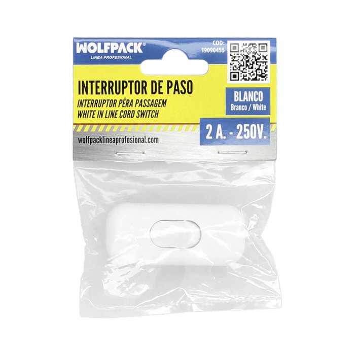 WOLFPACK LINEA PROFESIONAL Interrupteur de passage blanc 2A