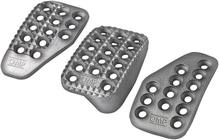 Omp Jeu De 3 Pédales En Aluminium Sablé OMPOA0-1000-003