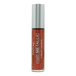 IsaDora Rouge à lèvres liquide Matt Metallic 82 Chrome cuivre