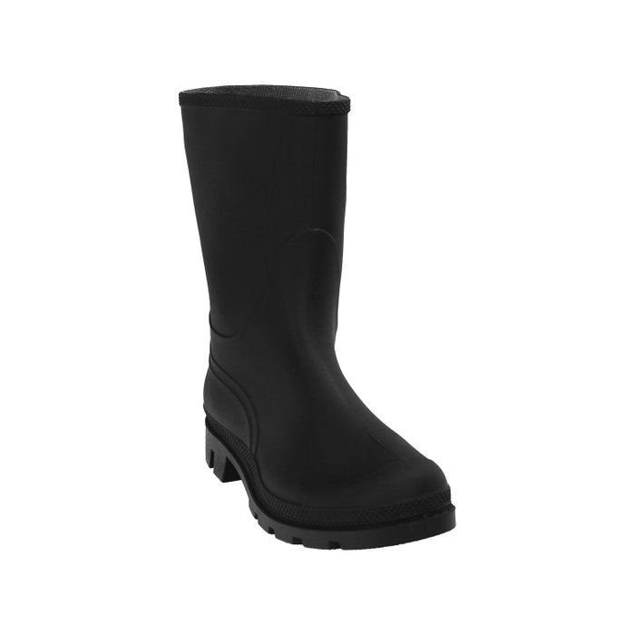 WOLFPACK LINEA PROFESIONAL Bottes basses en caoutchouc noires, taille 47