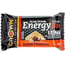 CROWN SPORT NUTRITION Barre Énergétique Salty Choc 60 g