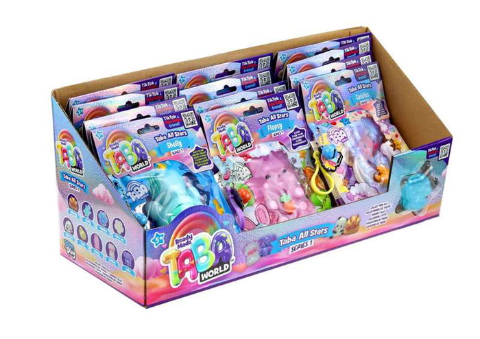 Bizak - Figure surprise Taba World Taba Squishy souple et relaxante avec effets spéciaux - Modèles en assortiment Bizak - Figure surprise Taba World Taba Squishy souple et relaxante avec effets spéciaux - Modèles en assortiment