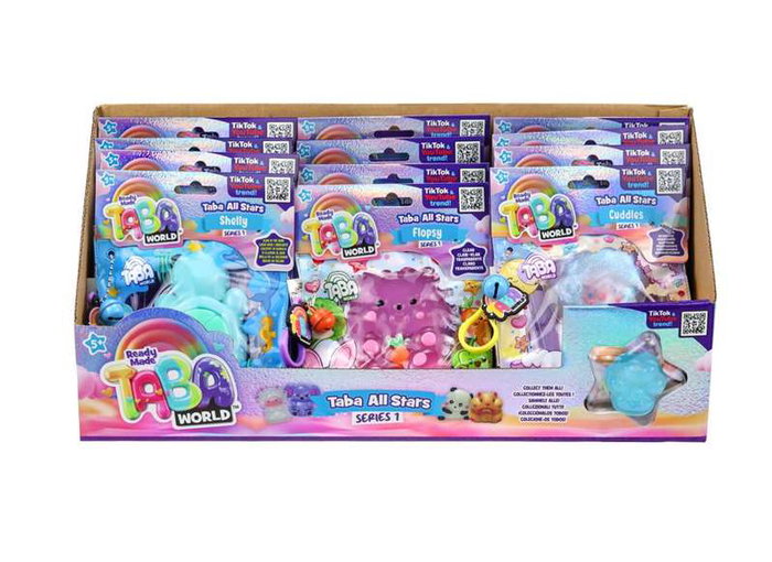 Bizak - Figure surprise Taba World Taba Squishy souple et relaxante avec effets spéciaux - Modèles en assortiment Bizak - Figure surprise Taba World Taba Squishy souple et relaxante avec effets spéciaux - Modèles en assortiment