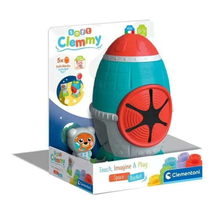 Clementoni Clemmy - Fusée sensorielle - Un personnage + des cubes