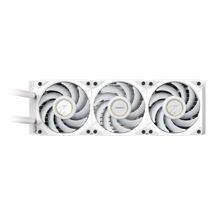 Gigabyte Aorus Waterforce 360 Blanc AIO Refroidissement Liquide CPU ARGB, Socket Intel LGA 1200/1700/1851, AMD AM4/AM5, TDP 300W Gigabyte Aorus Waterforce 360 Blanc AIO Refroidissement Liquide CPU ARGB, Socket Intel LGA 1200/1700/1851, AMD AM4/AM5, TDP 300W