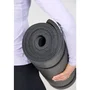 Endurance Tapis de Yoga en NBR, 4 mm d'épaisseur, Noir, pour Yoga et Pilates