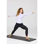 Endurance Tapis de Yoga en NBR, 4 mm d'épaisseur, Noir, pour Yoga et Pilates