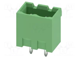 PHOENIX CONTACT MSTBVA2.5/2-G Barrette de pression amovible 2 broches 630V vert
