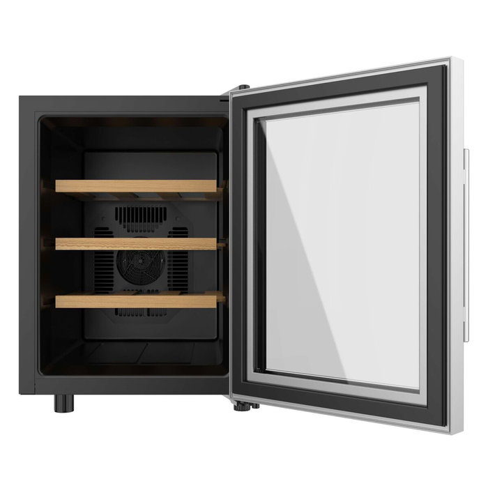 Cecotec GrandSommelier 1255 Cave à vin 12 bouteilles inox Cecotec GrandSommelier 1255 Cave à vin 12 bouteilles inox