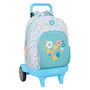 Cartable à roulettes Moos Fiori Multicouleur 33 x 45 x 22 cm