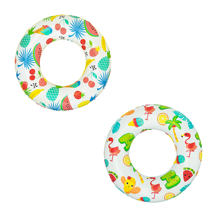 Bestway 36014 Flotteur Gonflable Décoré Plage pour Enfants +3-6 Ans D61 cm Couleur Assortie