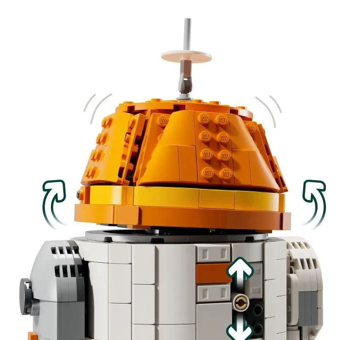 LEGO 75416 Jeu de construction - Set Star Wars Ahsoka, Droide Astromécanique Chopper (C1-10P) 1039 pièces, pour 10 ans et plus