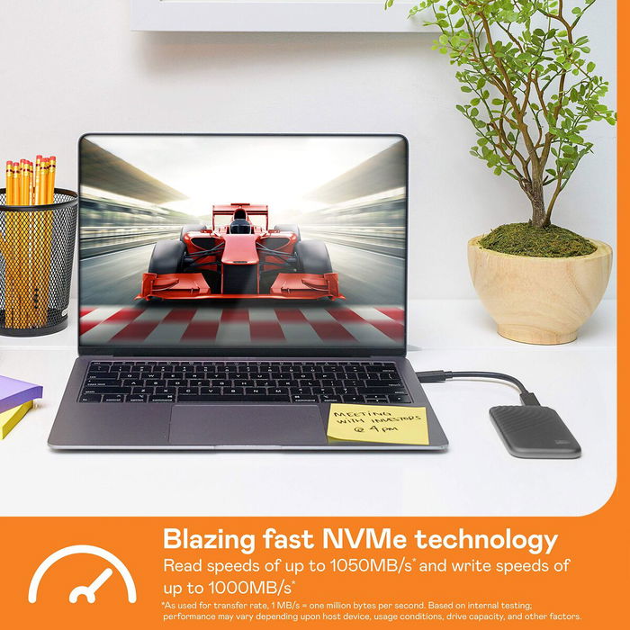 Disque Dur Externe Western Digital My Passport 4 TB SSD