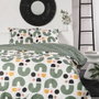 Today Parure de lit Sunshine Vert 240x220 cm