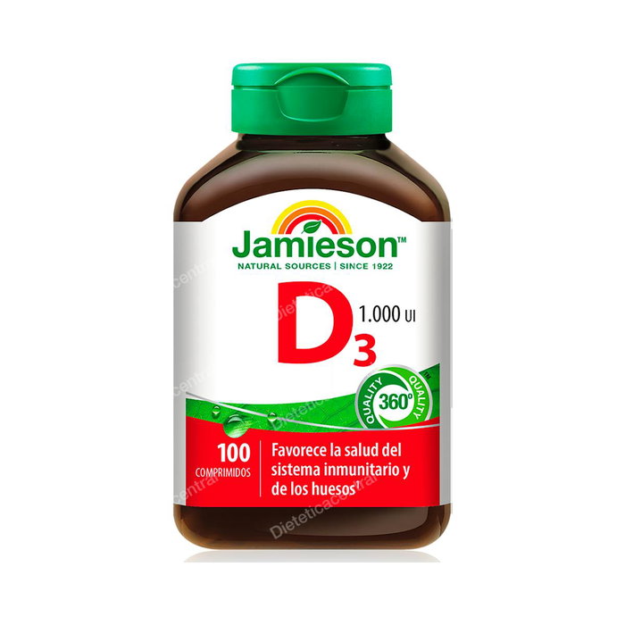 Jamieson Vitamine D3 1000UI 100 comprimés