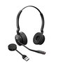 Jabra Engage 55 Casque professionnel sans fil DECT USB avec adaptateur, autonomie 13h, portée jusqu'à 150m, réduction de bruit, certifié sécurité