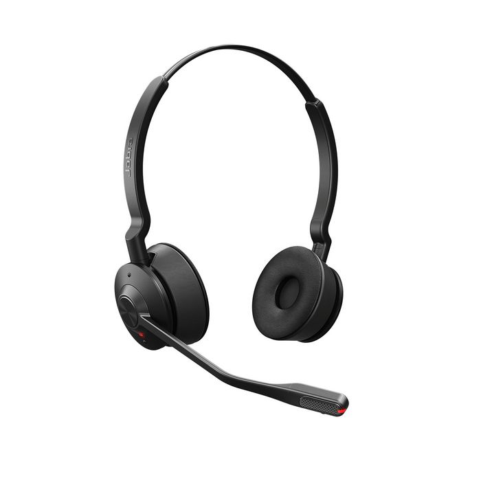 Jabra Engage 55 Casque professionnel sans fil DECT USB avec adaptateur, autonomie 13h, portée jusqu'à 150m, réduction de bruit, certifié sécurité