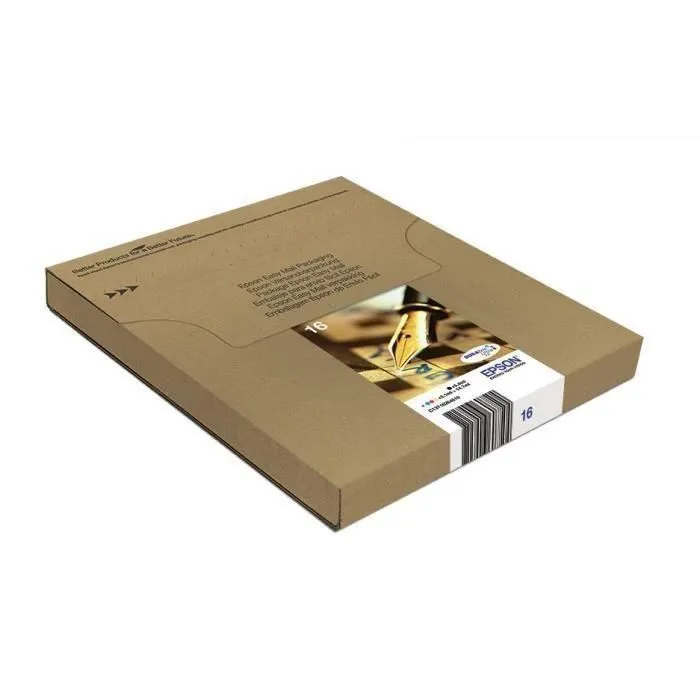 Epson EasyMail Multiplack T1626 - Stylo plume - Noir, jaune, cyan, magenta (C13T16264511) - Encre DURABrite Ultra