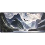 The G-Lab PAD DRAGON - Tapis de souris gamer XXL (900x400x4 mm) - Surface lisse pour glisse optimale, base antidérapante, bords cousus, noir