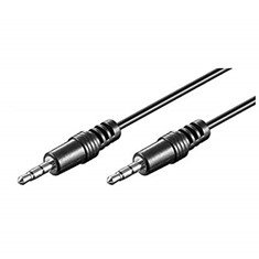 Ewent Câble Audio Jack 3.5 mm Mâle-Mâle 1.5 m Noir
