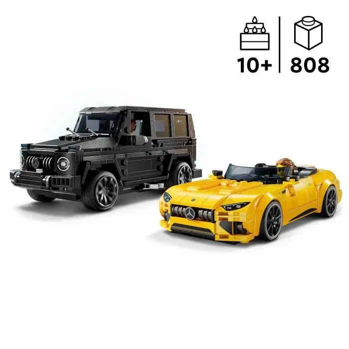 Lego Speed Champions 76924 Mercedes-AMG G 63 et Mercedes-AMG SL 63, Set de Voitures à Construire Lego Speed Champions 76924 Mercedes-AMG G 63 et Mercedes-AMG SL 63, Set de Voitures à Construire
