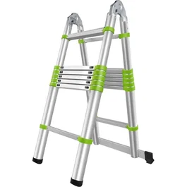 Fieldmann FZZ 4006 Échelle double télescopique en aluminium 4.4 m, charge max 150 kg, usage intérieur et extérieur